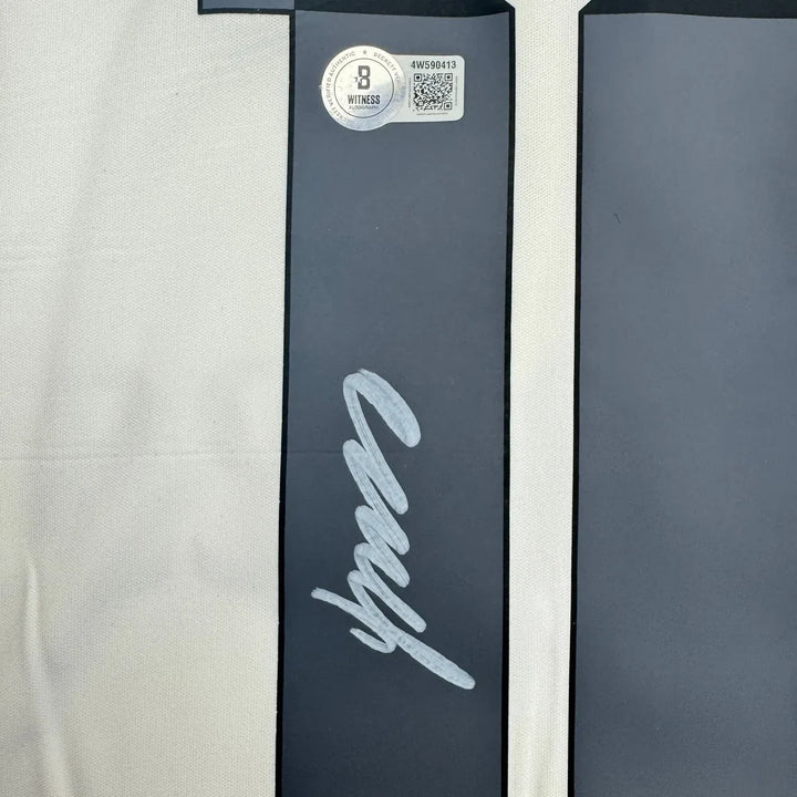 Framed Autographed/Signed James Rodriguez 35x39 Real Madrid Jersey BAS COA