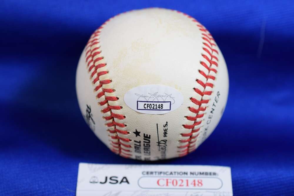 John Franco JSA COA Autograph ONL National League Signed Baseball
