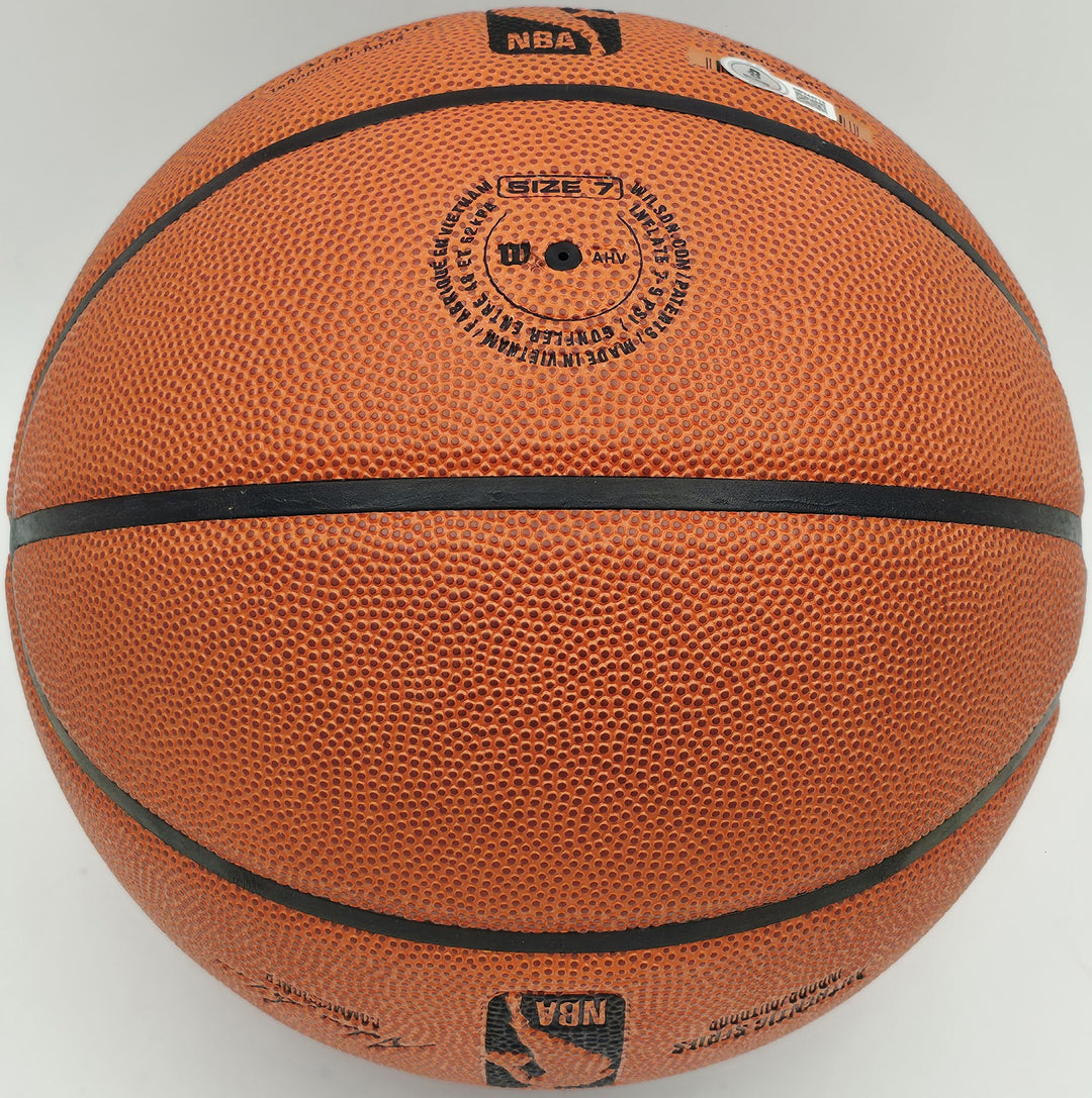 Julius "Dr. J" Erving Auto Authentic Series Indoor Outdoor Basketball 76ers BAS