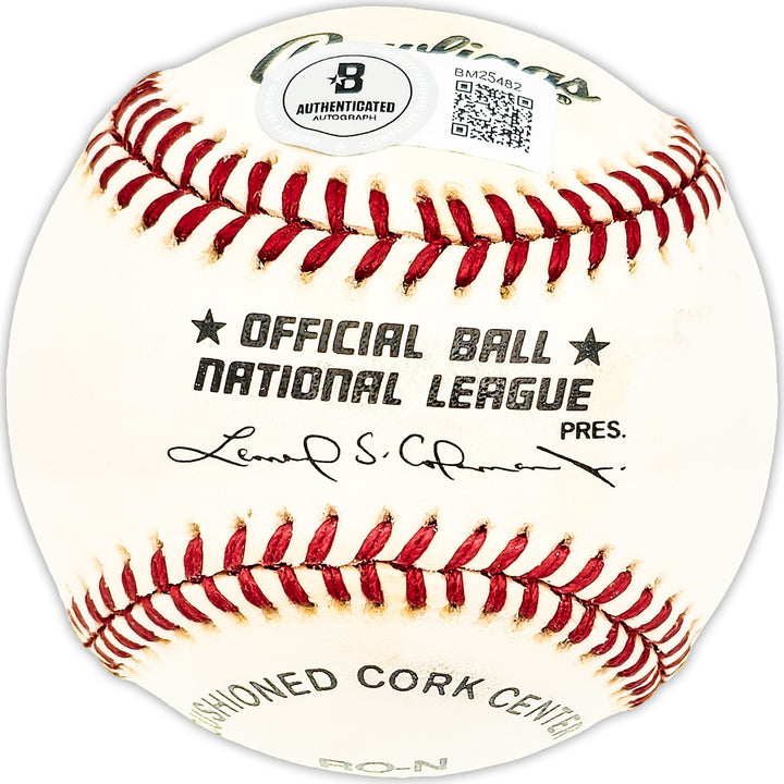 Hank Mason Autographed NL Baseball Philadelphia Phillies Beckett QR #BM25482
