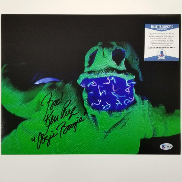 Ken Page signed Oogie Boogie 11x14 Photo #1 Autograph (B) ~ Beckett BAS COA