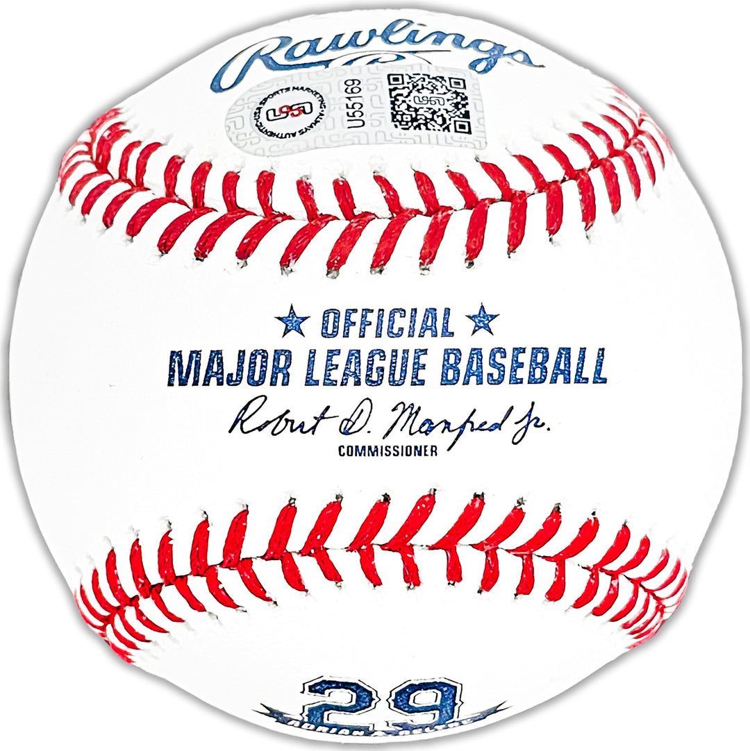 Adrian Beltre Signed Official Retirement Logo MLB Baseball Texas Rangers JSA