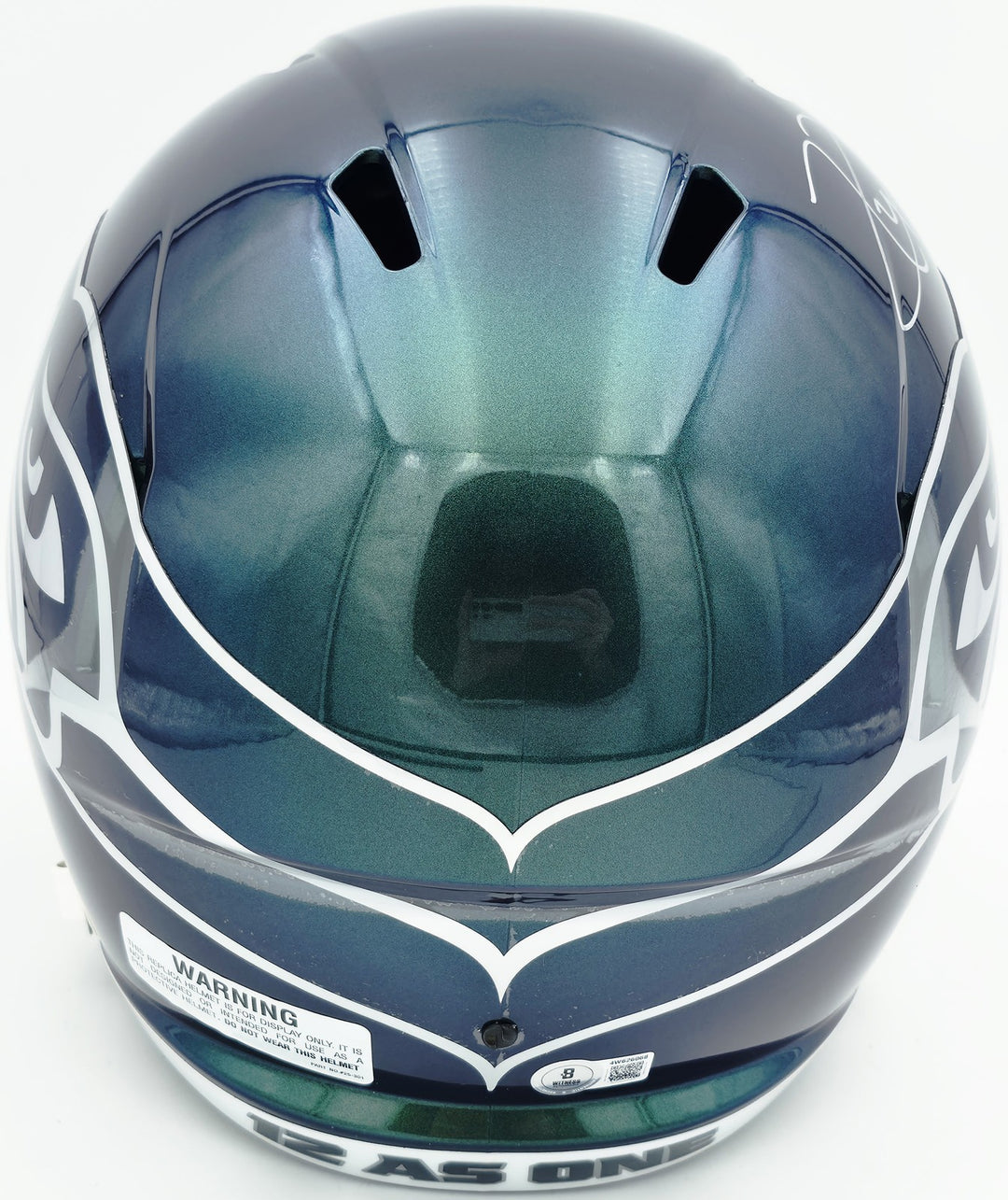 Earl Thomas III Signed Seahawks Rivalries Full Sz Rep Speed Helmet Beckett Wit