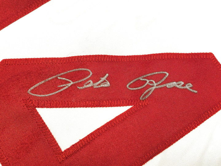 Cincinnati Reds Pete Rose Signed White & Red Baseball Jersey PR Holo