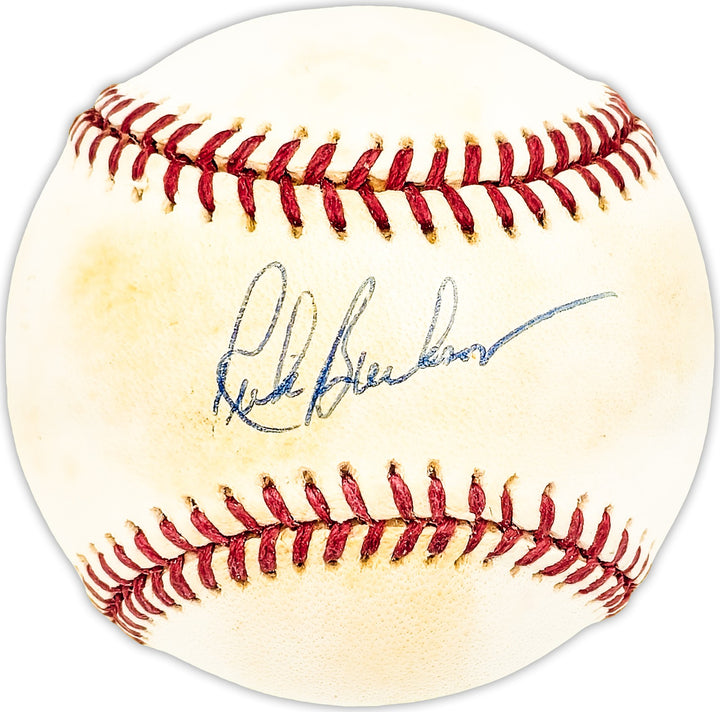 Rick Burleson Signed Official AL Baseball Boston Red Sox Beckett BAS QR #BM25502