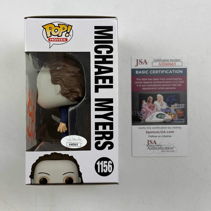 Autographed/Signed Nick Castle Michael Myers Halloween Funko Pop #1156 JSA COA