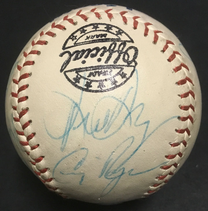 1979 Mariners Red Sox signed baseball 14 auto Bill Mazeroski Jonny Pesky COA