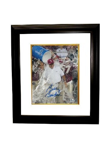 Bobby Bowden signed Florida State Seminoles 8x10 Photo Powerade Dunk Framed