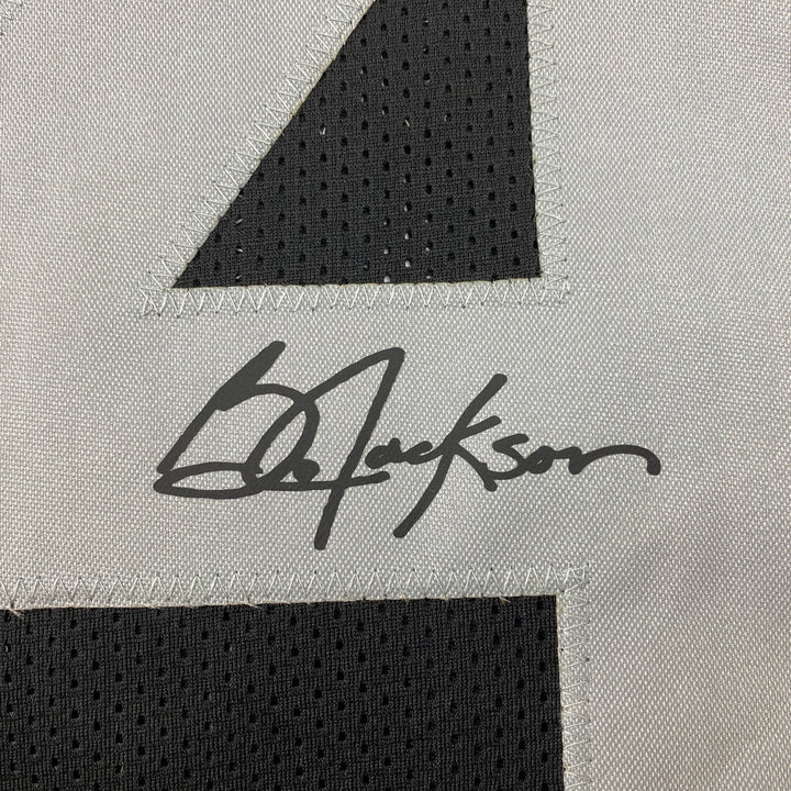Facsimile Autographed Bo Jackson Oakland Las Vegas Black Reprint Jersey Men's XL