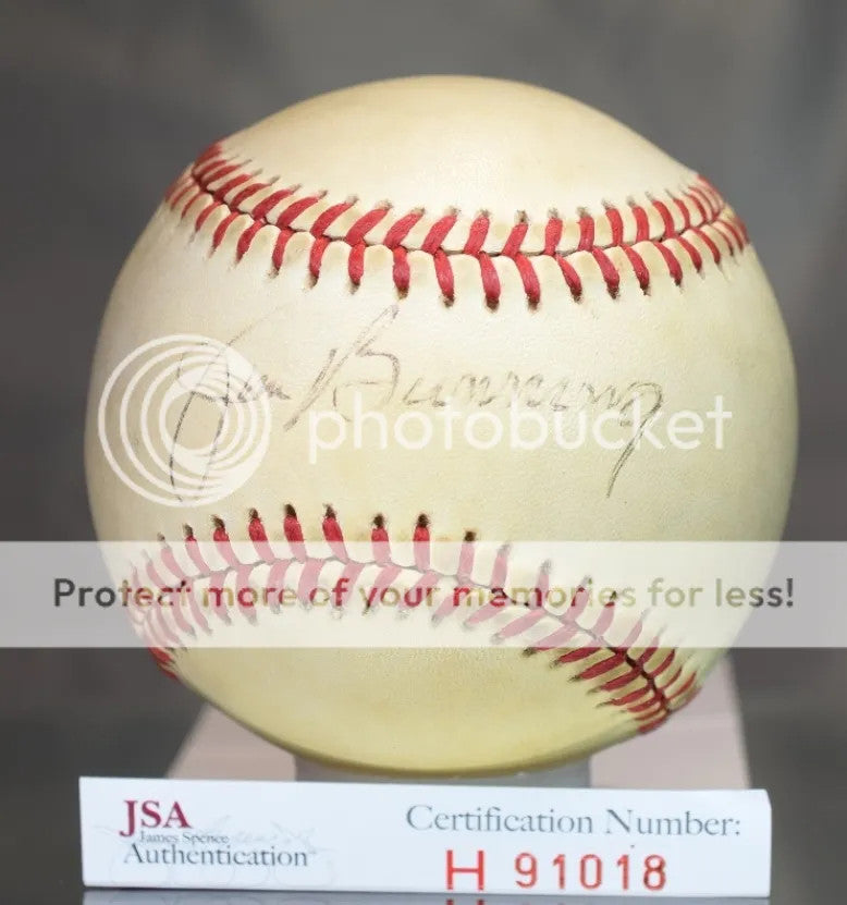 Jim Bunning Signed Jsa Authentic Feeney National League Baseball Autograph