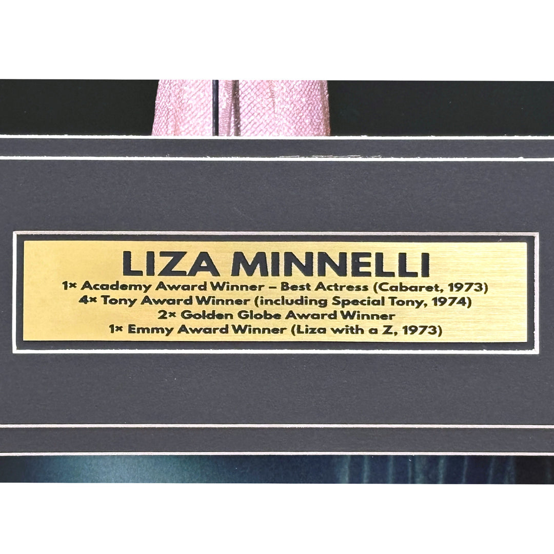 Liza Minnelli Autographed 8x10 Photo JSA Framed Music Singer Signed