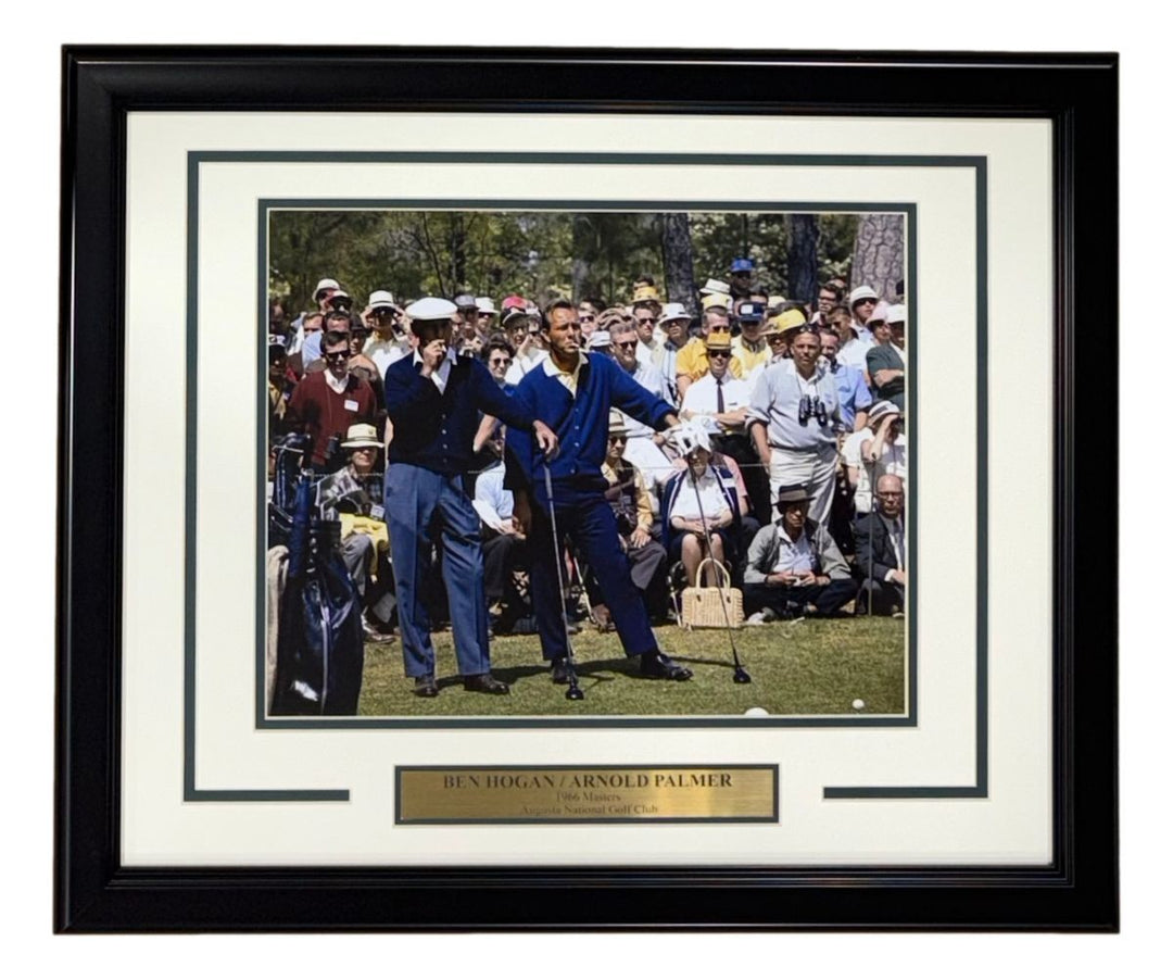 Ben Hogan Arnold Palmer Framed 11x14 1966 Masters Photo