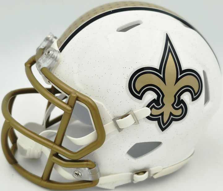 Ricky Williams Signed New Orleans Saints 2025 Alternate Speed Mini Helmet JSA