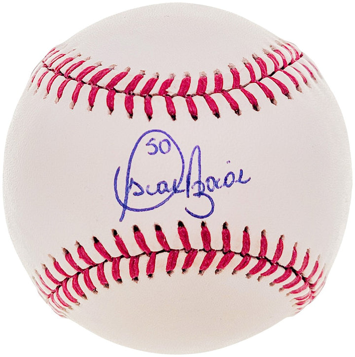 Oscar Azocar Signed AL Baseball Yankees, Padres Deceased Beckett #BH041871