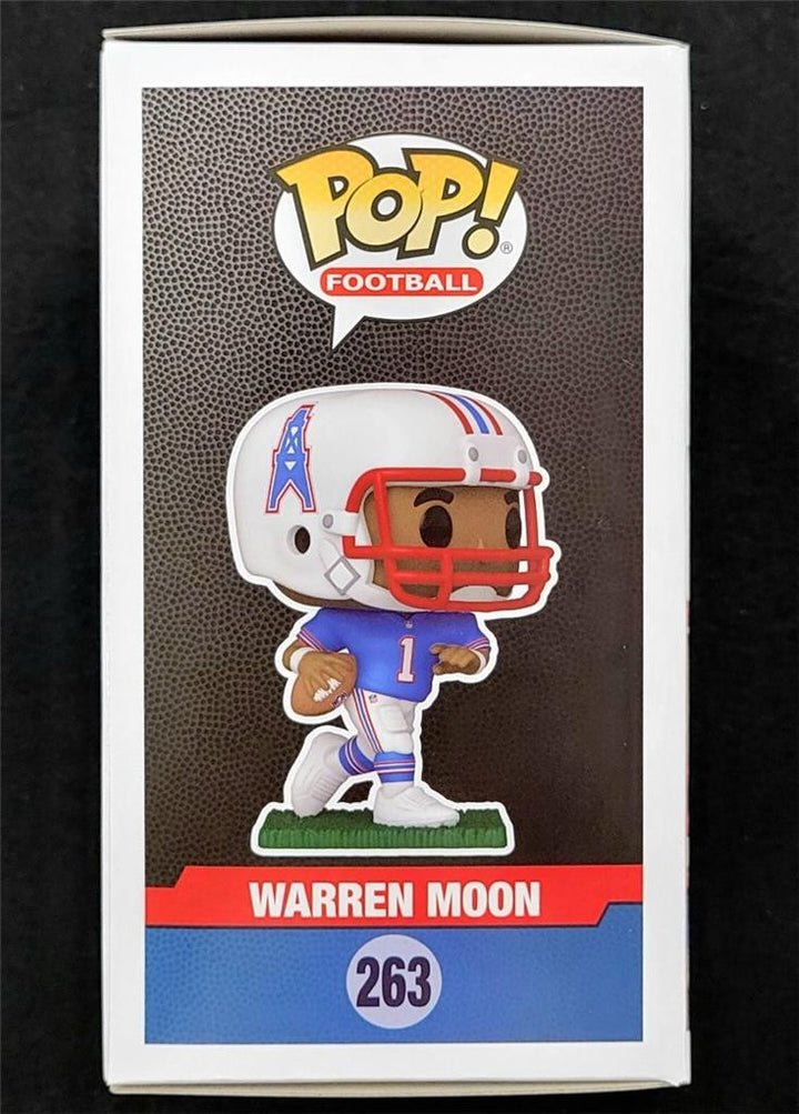 Warren Moon signed "HOF 06" Houston Oilers Funko Pop! 263 autograph ~ JSA COA