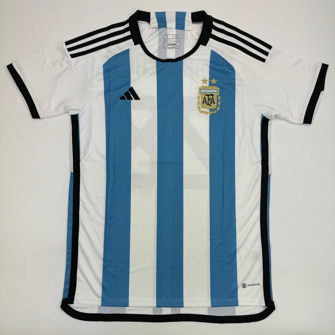 Autographed/Signed Alejandro Garnacho Argentina Blue Soccer Jersey BAS COA