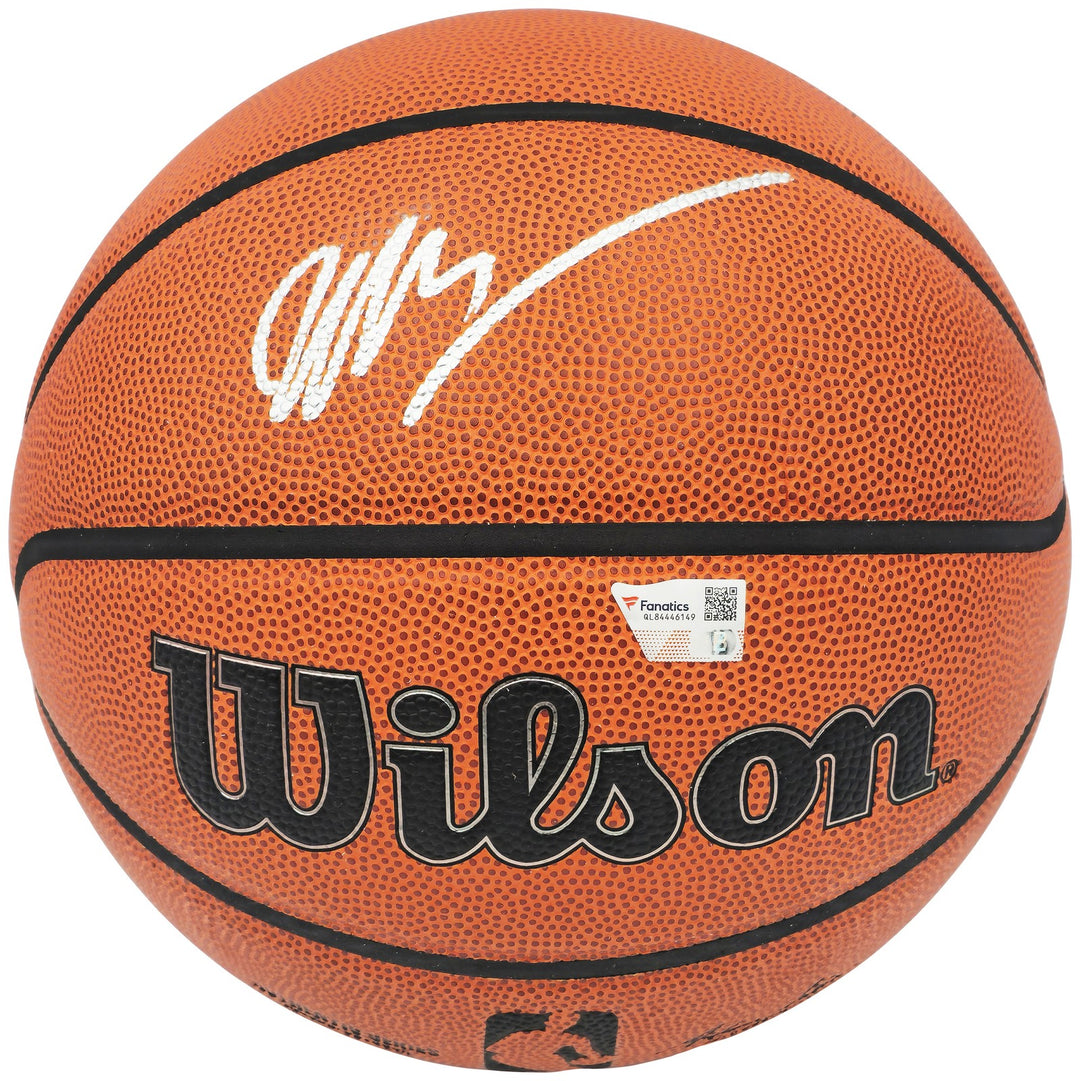 Victor Wembanyama Auto Authentic Indoor Outdoor I/O Basketball Spurs Fanatics