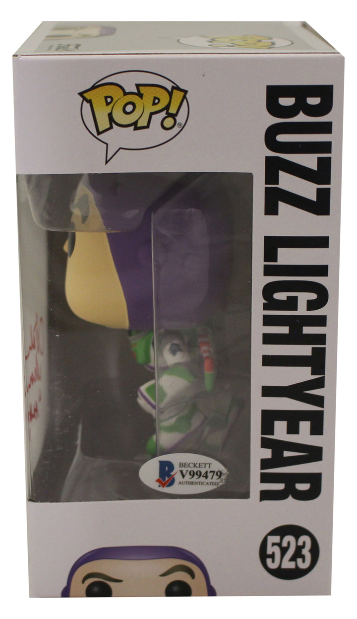 John Morris ‘Andy' Signed Toy Story 4 Funko Pop #523 Buzz Lightyear Beckett