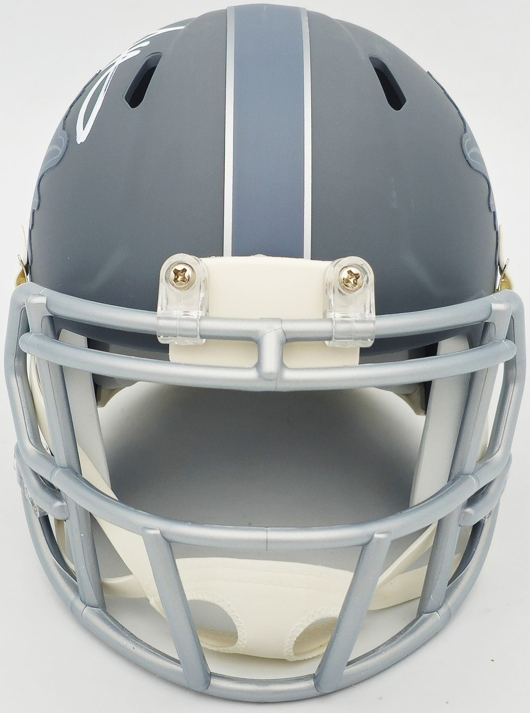 Tyreek Hill Signed Miami Dolphins Slate Gray Speed Mini Helmet Beckett Wit