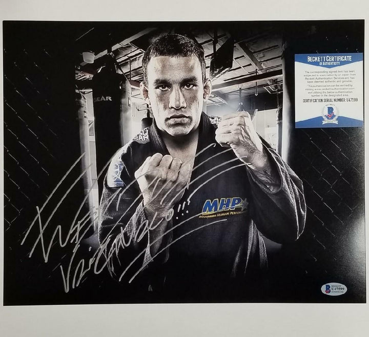 Fabricio Werdum signed 11x14 Photo UFC MMA Autograph (E) ~ Beckett BAS COA