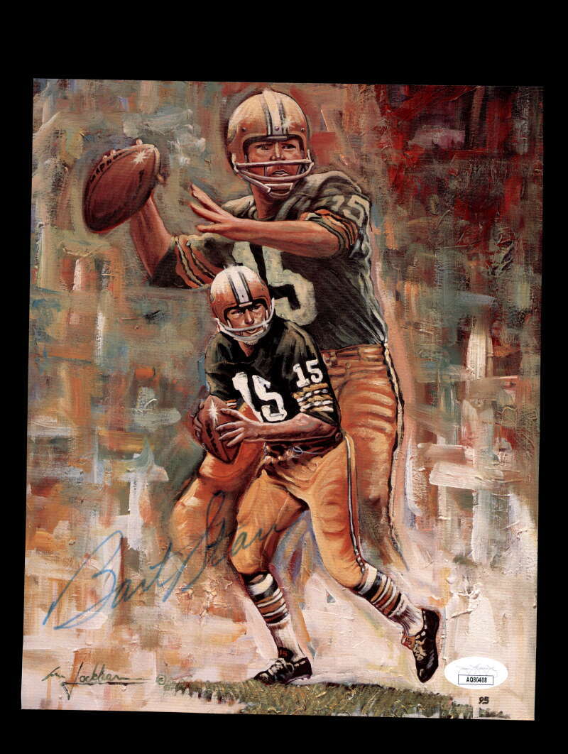 Bart Starr JSA Coa Autograph 8x10 Signed Photo Packers