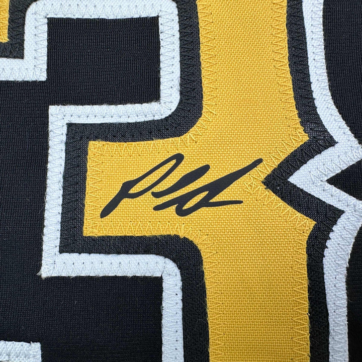Facsimile Autographed Paul Skenes Pittsburgh Black Reprint Jersey Size Men's XL