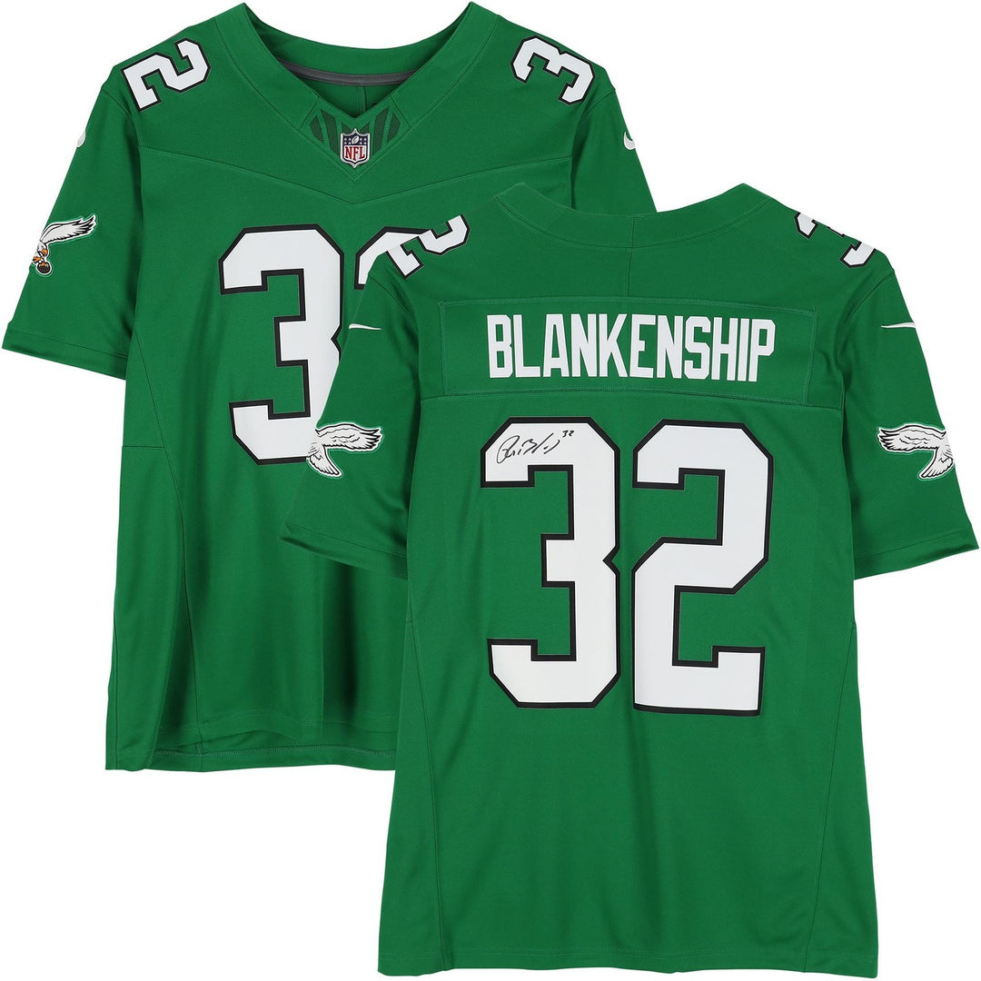 Reed Blankenship Signed Eagles Kelly Green Nike Limited Jersey Fanatics