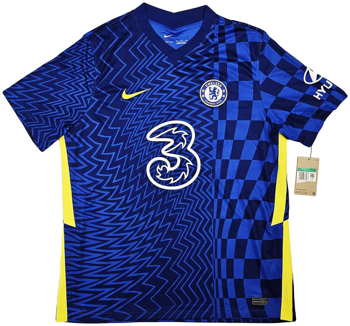 Chelsea F.C. Mason Mount Auto Signed Blue Nike Jersey Size XL in Black Beckett