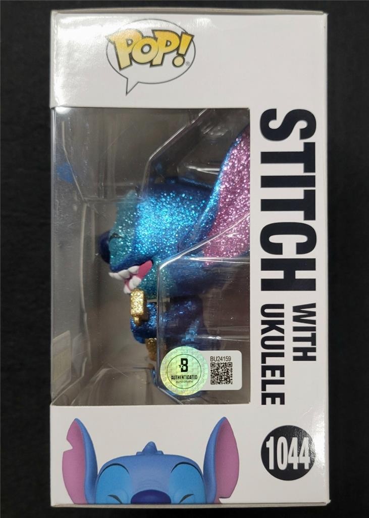 Chris Sanders signed Stitch with Ukelele Funko Pop 1044 autograph ~ Beckett BAS