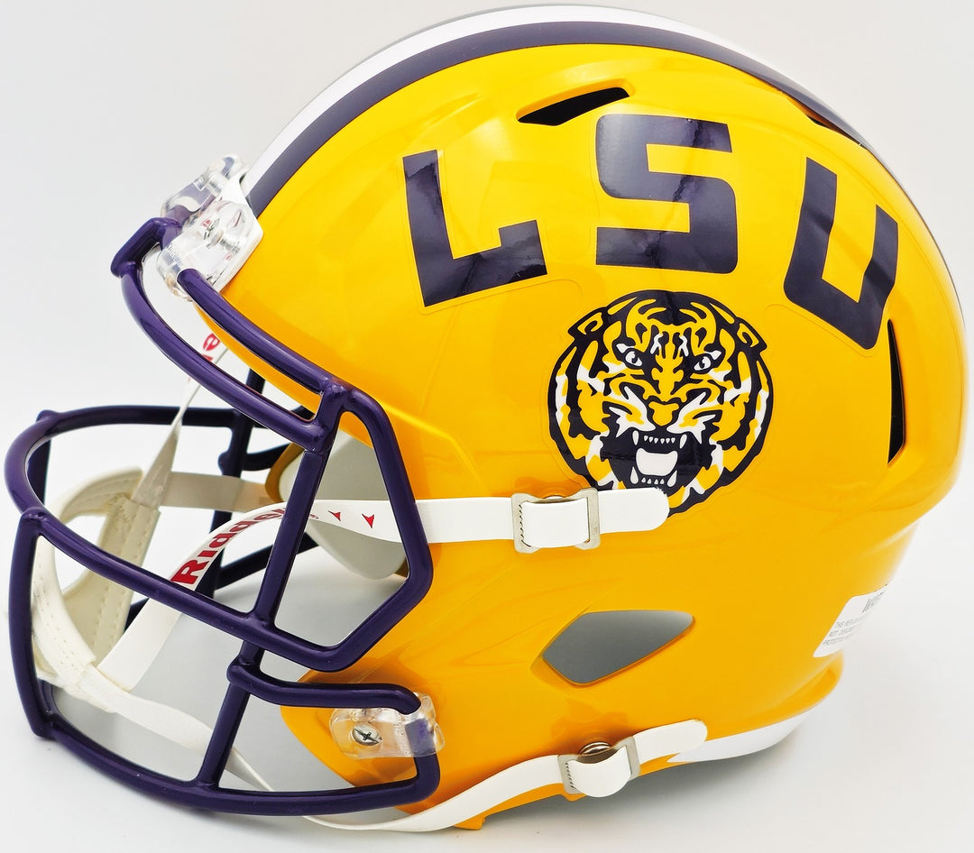 Odell Beckham Jr. Auto LSU Tigers Yellow Full Size Speed Replica Helmet Beckett