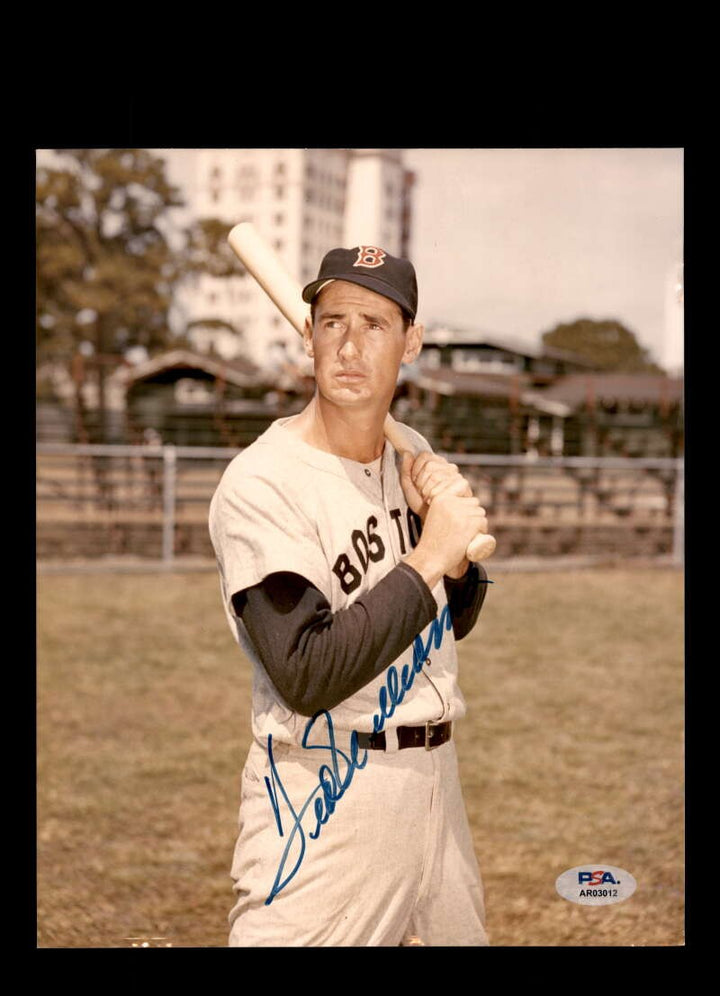 Ted Williams PSA DNA Autograph 8x10 Photo Signed Red Sox