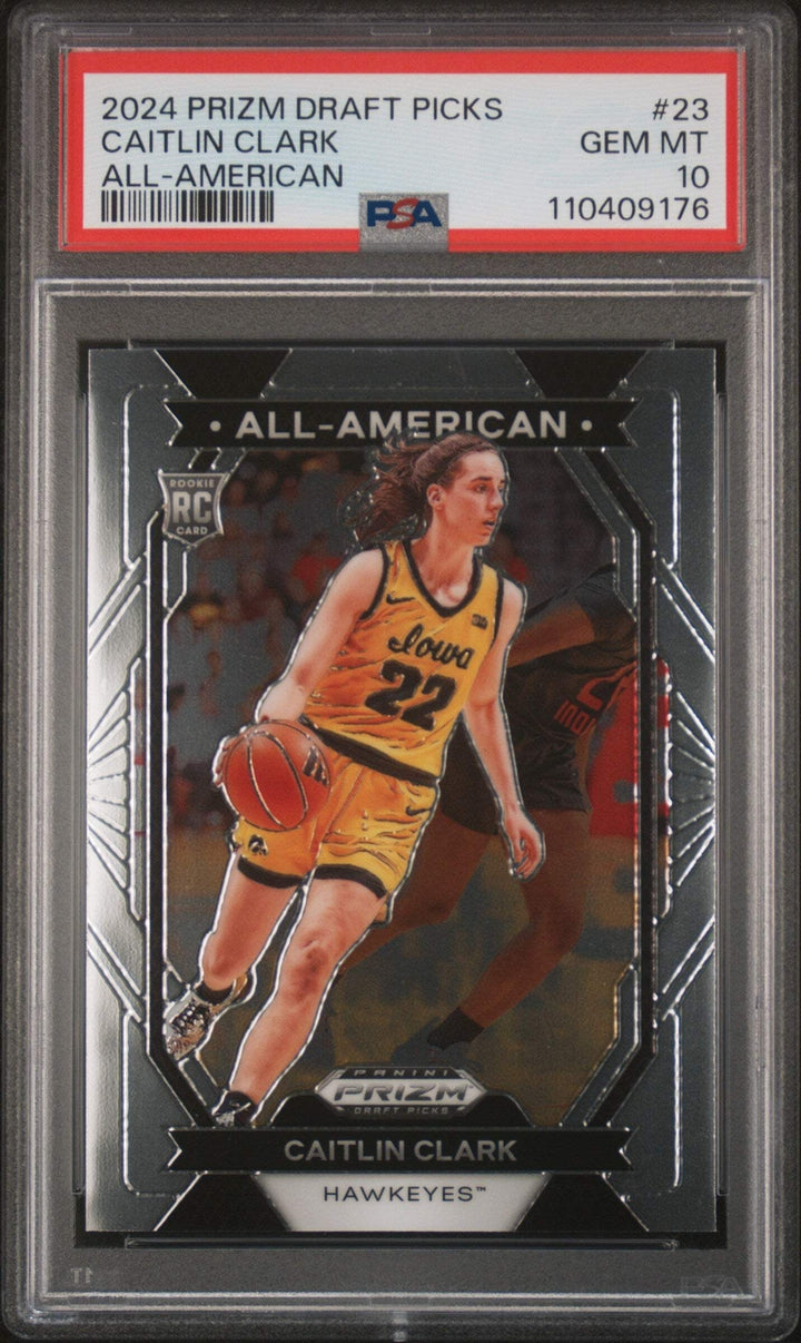 Graded 2024 Prizm DP Caitlin Clark #23 All American Basketball Card PSA 10