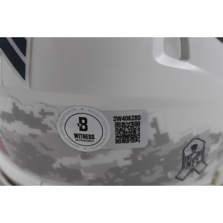 Brett Favre Autographed Green Bay Packers 24 STS Mini Helmet Beckett 49226