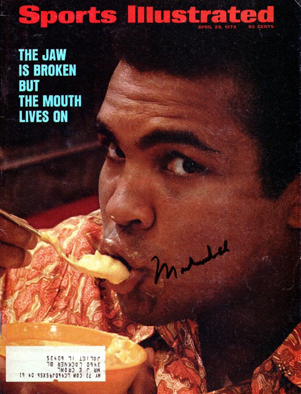 Muhammad Ali Autographed Signed Sports Illustrated Magazine Vintage PSA/DNA