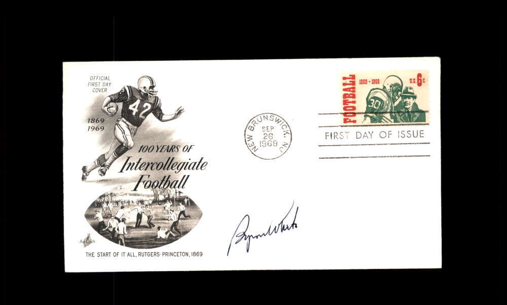 Byron White JSA Signed 1969 First Day Cover Cache FDC Autograph