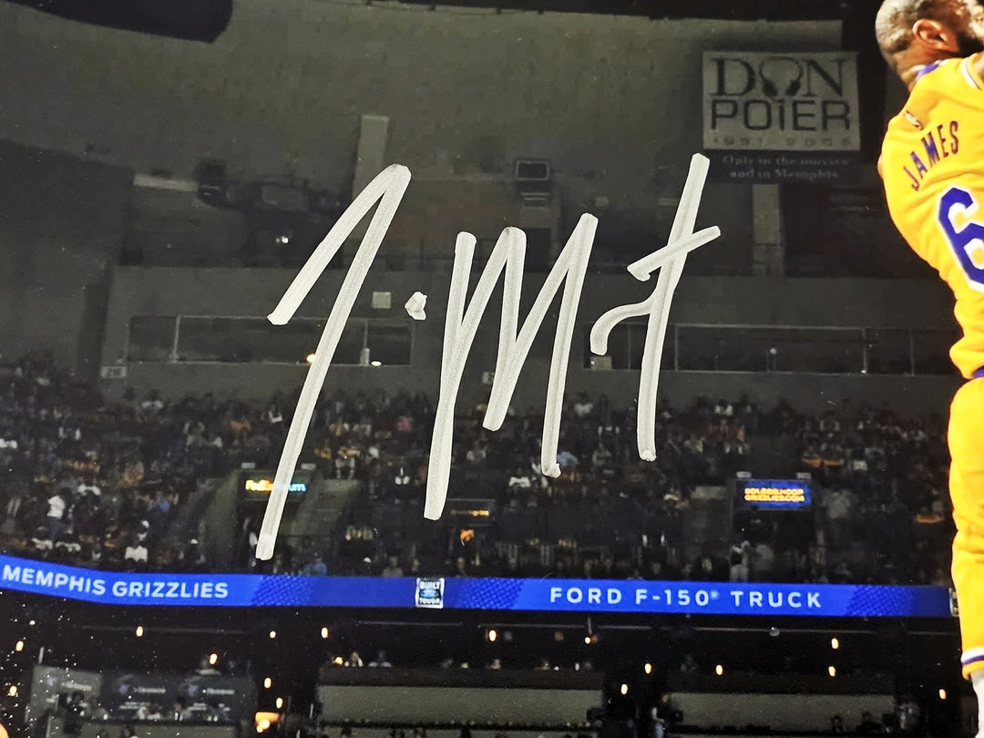 Ja Morant Signed 16x20 Photo Memphis Grizzlies vs. LeBron James Beckett