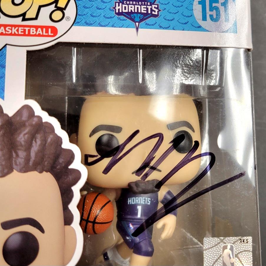 LaMelo Ball autograph signed Charlotte Hornets Funko Pop! ~ Beckett BAS COA LOA