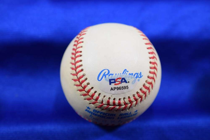 Paul Molitor PSA DNA Coa Autograph American League OAL Signed Baseball Brewers