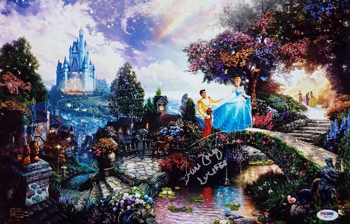 June Foray Signed Lucifer Disney's Cinderella 11x17 Photo PSA/DNA W52704