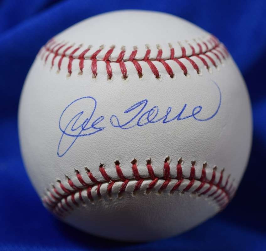 Joe Torre Steiner MLB Authentic Coa Autograph Major League OML Signed Baseball 4