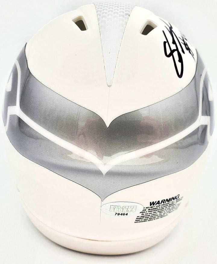 Shaquem & Shaquill Griffin Signed Seahawks White Ice Speed Mini Helmet MCS Holo