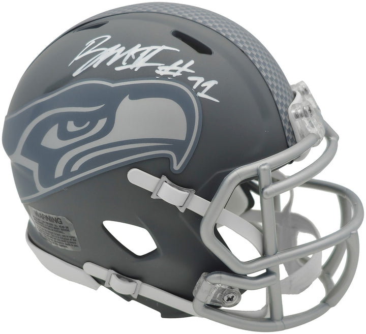 Byron Murphy II Signed Seattle Seahawks Slate Gray Speed Mini Helmet MCS Holo