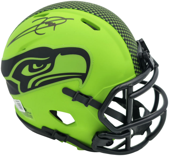 Earl Thomas III Signed Seahawks Rave Green Speed Mini Helmet Beckett Witness