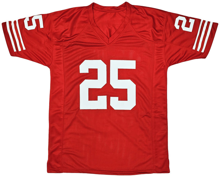 San Francisco 49ers Eric Davis Signed Red Jersey "SB XXIX Champion" Beckett