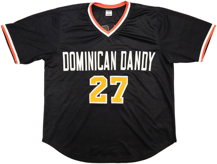 San Francisco Giants Juan Marichal Auto Signed Black Baseball Jersey Beckett Wit