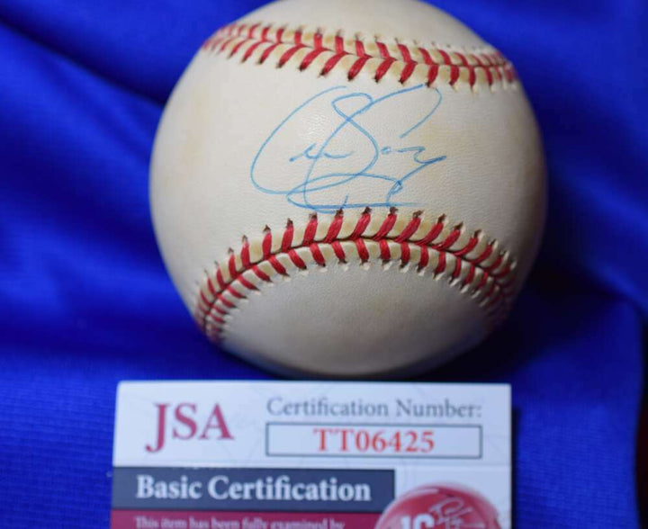 Sean Casey JSA Coa Autograph National League ONL Signed BasebaLL