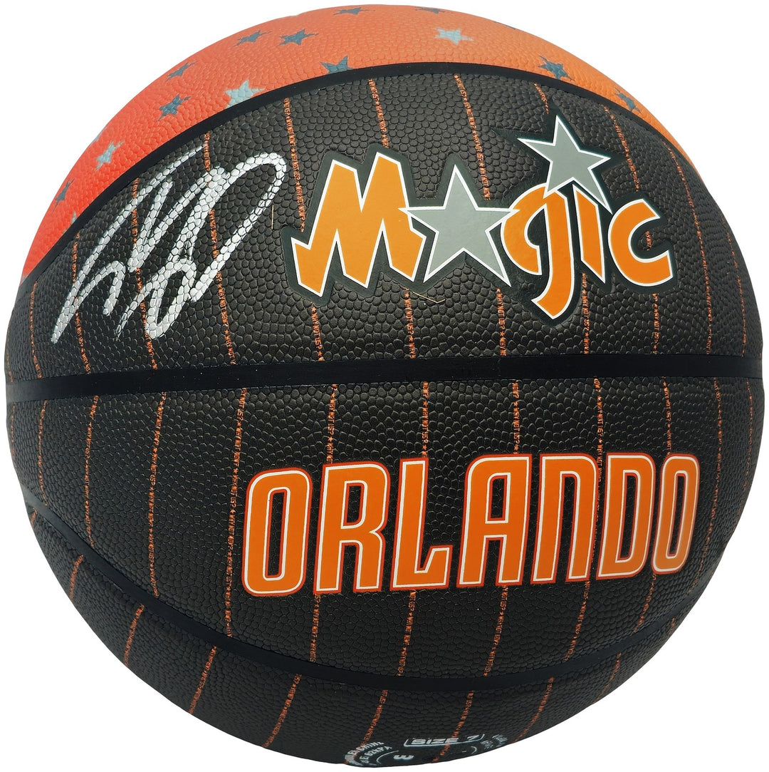 Shaquille O'Neal Auto 75th Anniversary City Edition Basketball Magic Beckett