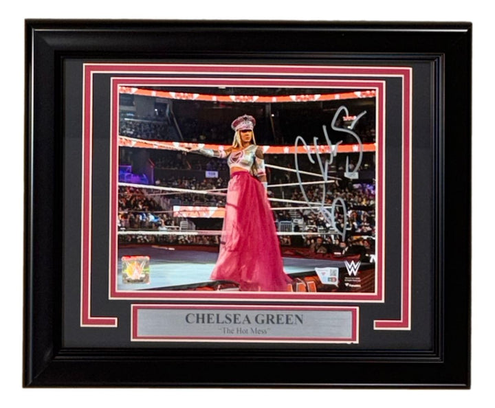 Chelsea Green Signed Framed 8x10 WWE Apron Photo Fanatics