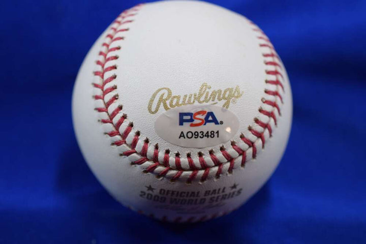 Eric Hinske PSA DNA Autograph 2009 World Series Signed Baseball