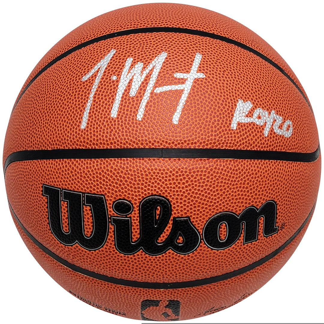 Ja Morant Signed Indoor/Outdoor Wilson Basketball Memphis Grizzlies "ROY 20" JSA
